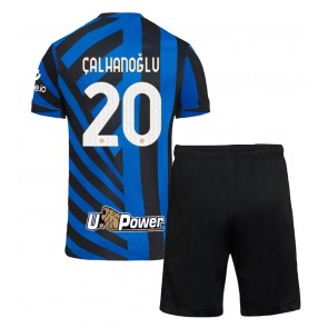 Billiga Inter Milan Hakan Calhanoglu #20 Hemmatröja Barn 2024-25 Kortärmad (+ Korta byxor)